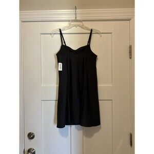 New Old Navy Powersoft Black Strappy Athletic Dress Size Medium Inner Shorts